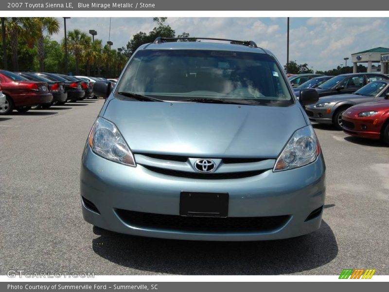 Blue Mirage Metallic / Stone 2007 Toyota Sienna LE