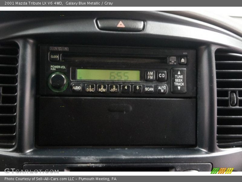 Galaxy Blue Metallic / Gray 2001 Mazda Tribute LX V6 4WD