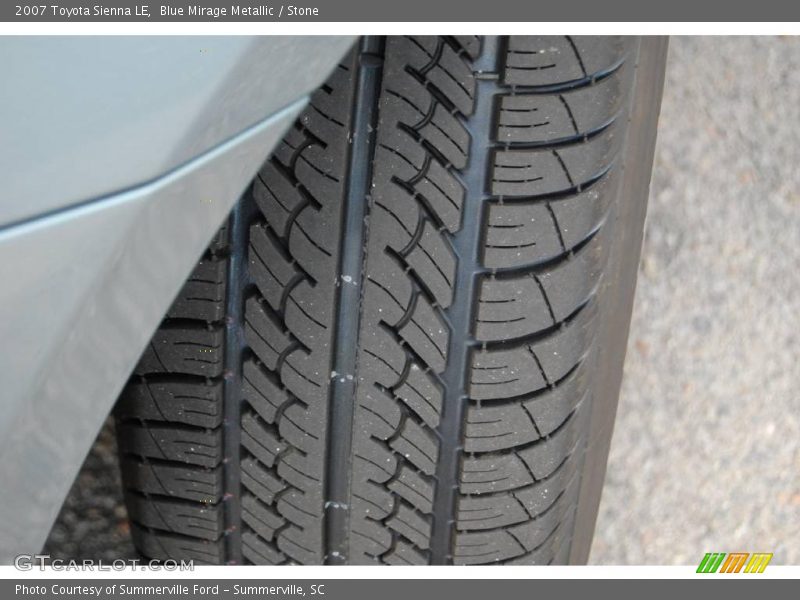 Blue Mirage Metallic / Stone 2007 Toyota Sienna LE