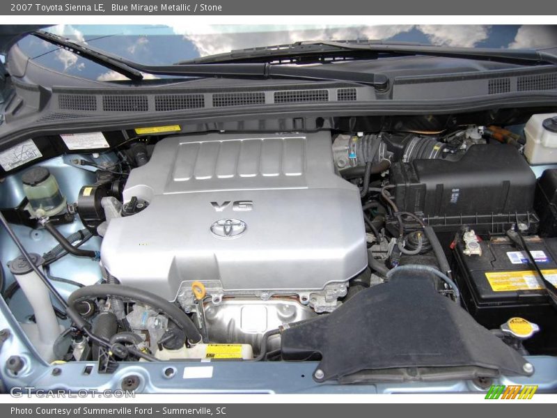 Blue Mirage Metallic / Stone 2007 Toyota Sienna LE