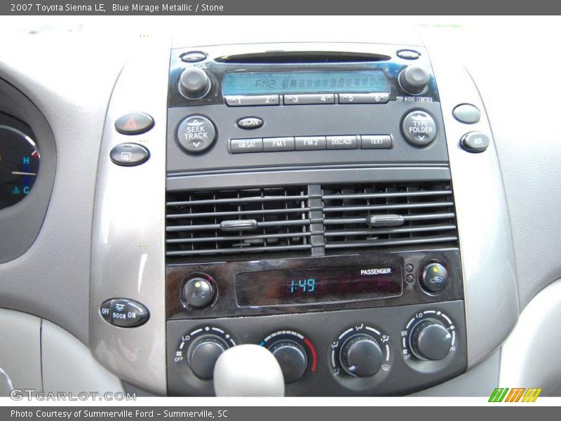 Blue Mirage Metallic / Stone 2007 Toyota Sienna LE