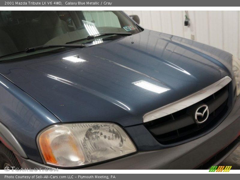 Galaxy Blue Metallic / Gray 2001 Mazda Tribute LX V6 4WD