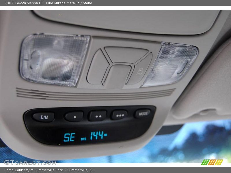 Blue Mirage Metallic / Stone 2007 Toyota Sienna LE