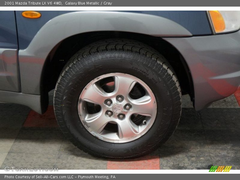 Galaxy Blue Metallic / Gray 2001 Mazda Tribute LX V6 4WD