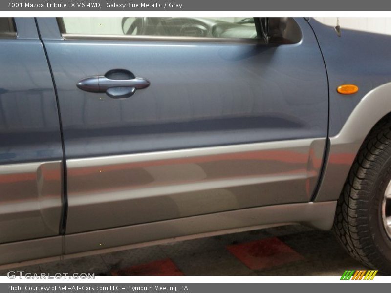 Galaxy Blue Metallic / Gray 2001 Mazda Tribute LX V6 4WD