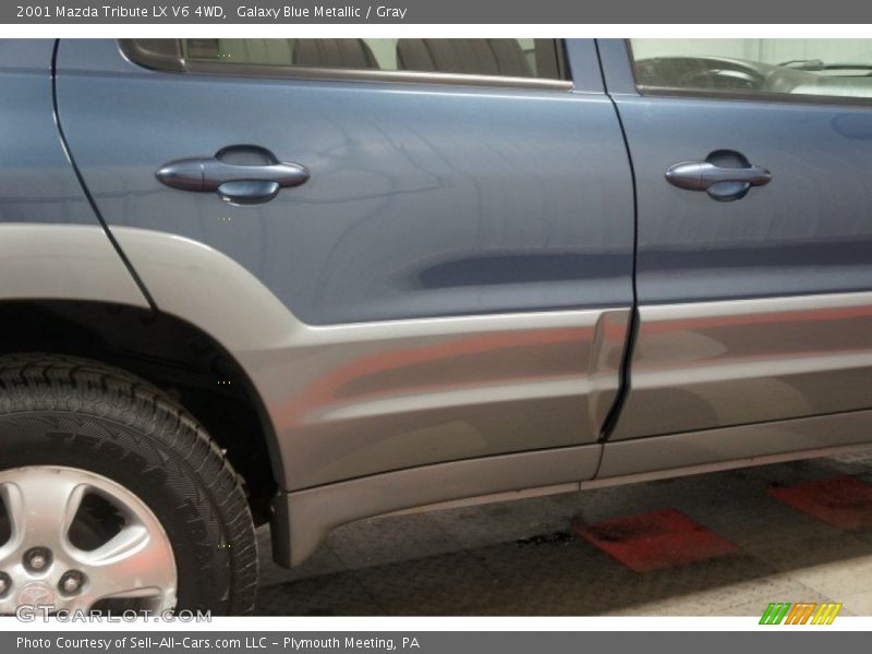 Galaxy Blue Metallic / Gray 2001 Mazda Tribute LX V6 4WD