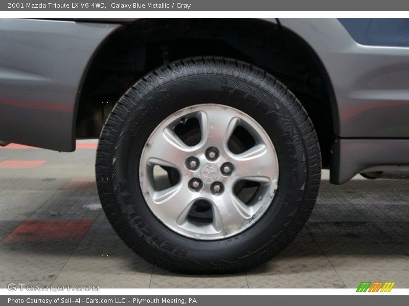 Galaxy Blue Metallic / Gray 2001 Mazda Tribute LX V6 4WD