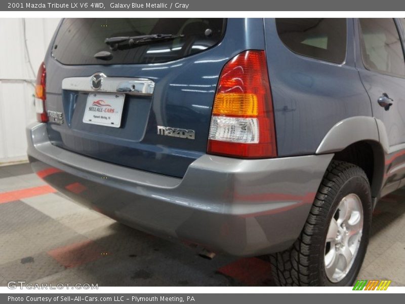 Galaxy Blue Metallic / Gray 2001 Mazda Tribute LX V6 4WD