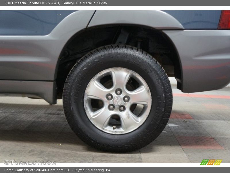 Galaxy Blue Metallic / Gray 2001 Mazda Tribute LX V6 4WD
