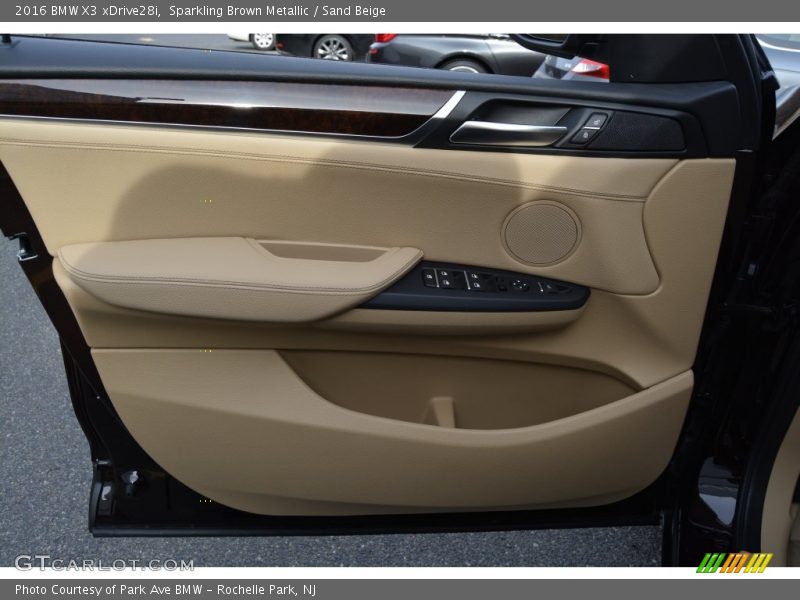 Sparkling Brown Metallic / Sand Beige 2016 BMW X3 xDrive28i