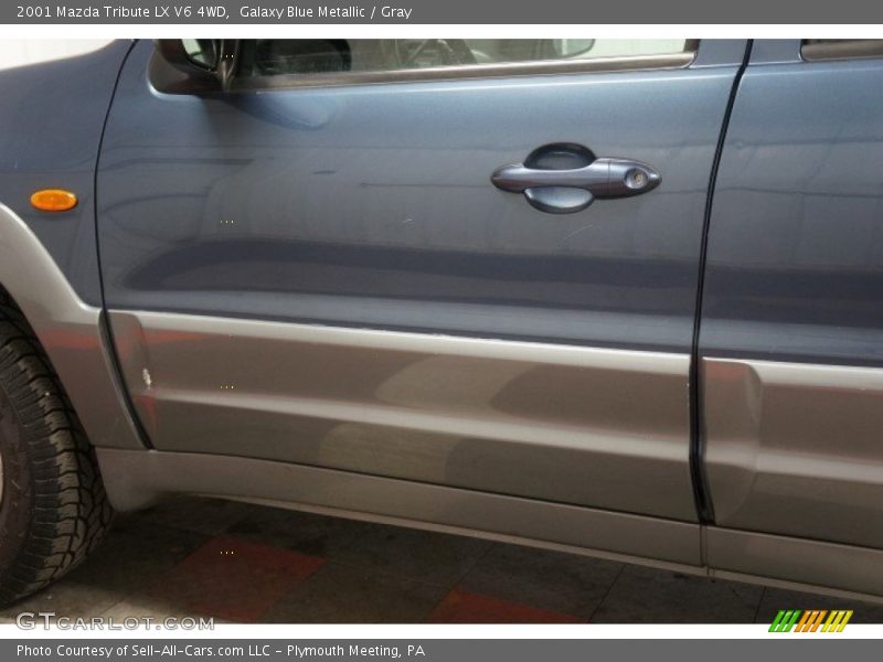 Galaxy Blue Metallic / Gray 2001 Mazda Tribute LX V6 4WD