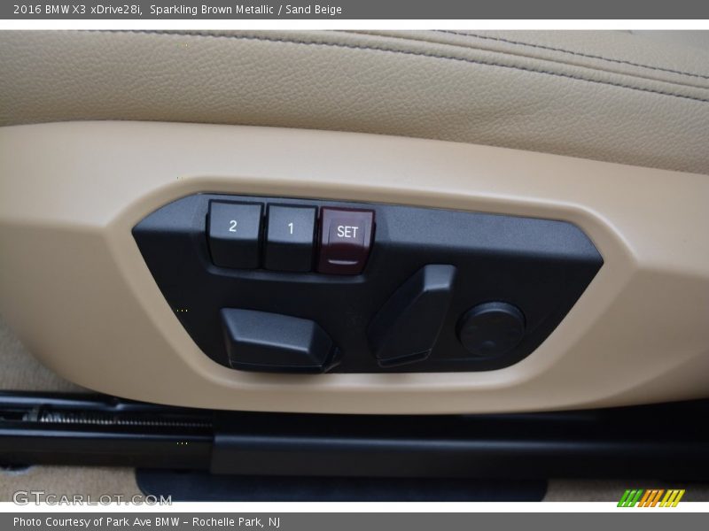 Sparkling Brown Metallic / Sand Beige 2016 BMW X3 xDrive28i