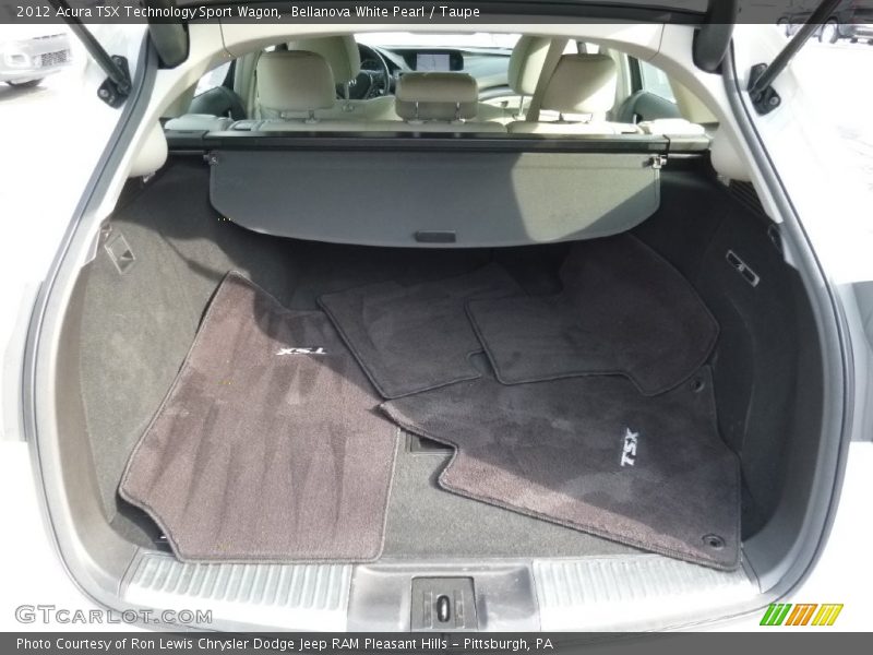 Bellanova White Pearl / Taupe 2012 Acura TSX Technology Sport Wagon