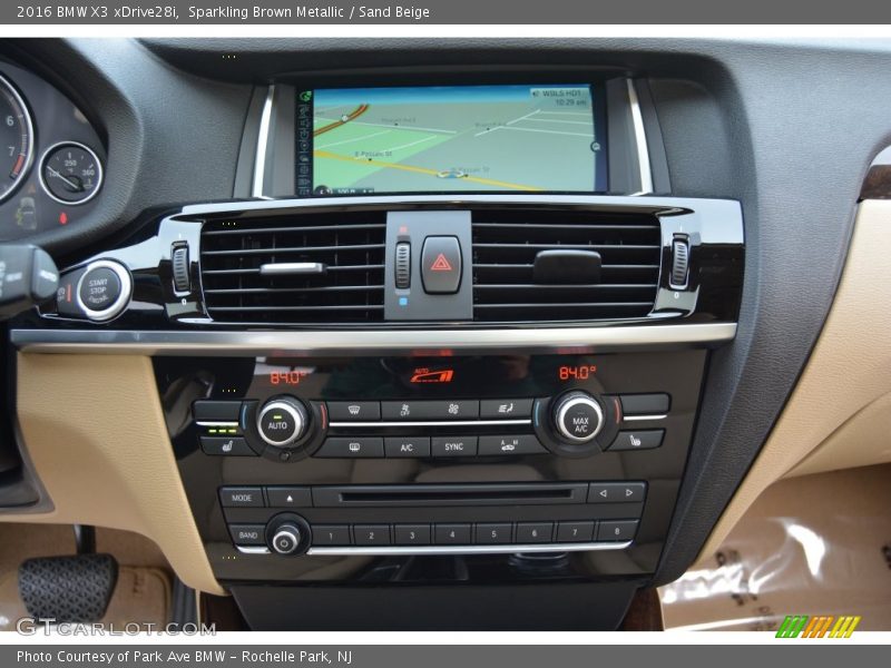 Sparkling Brown Metallic / Sand Beige 2016 BMW X3 xDrive28i