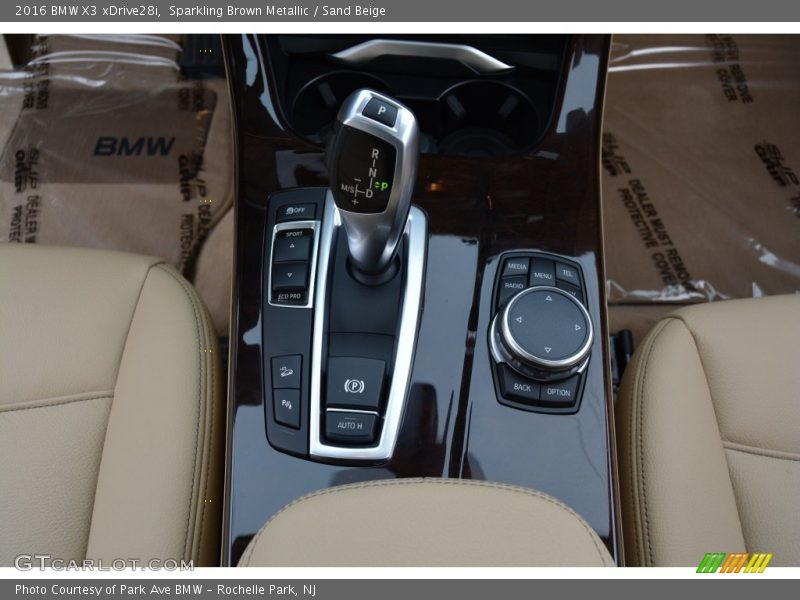 Sparkling Brown Metallic / Sand Beige 2016 BMW X3 xDrive28i