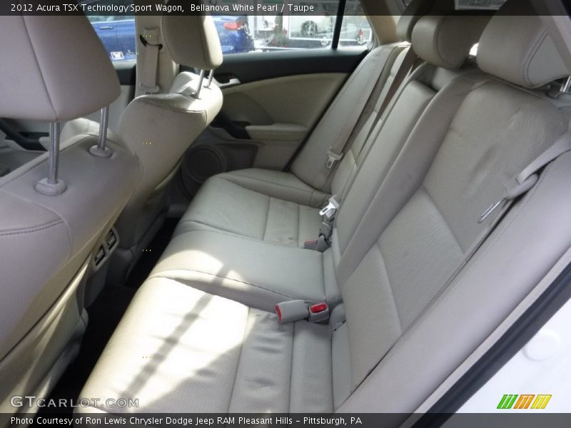Bellanova White Pearl / Taupe 2012 Acura TSX Technology Sport Wagon