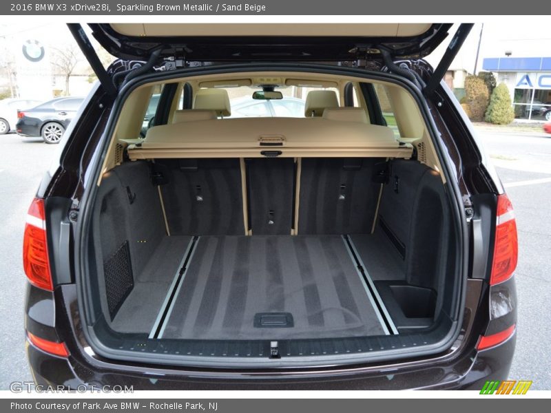 Sparkling Brown Metallic / Sand Beige 2016 BMW X3 xDrive28i