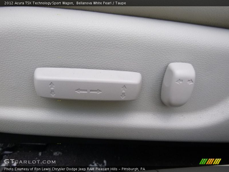 Bellanova White Pearl / Taupe 2012 Acura TSX Technology Sport Wagon