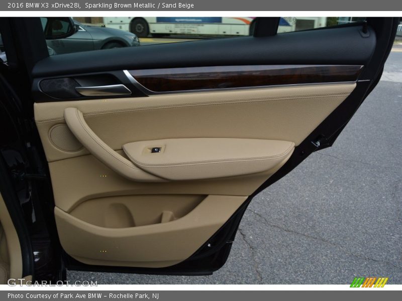 Sparkling Brown Metallic / Sand Beige 2016 BMW X3 xDrive28i