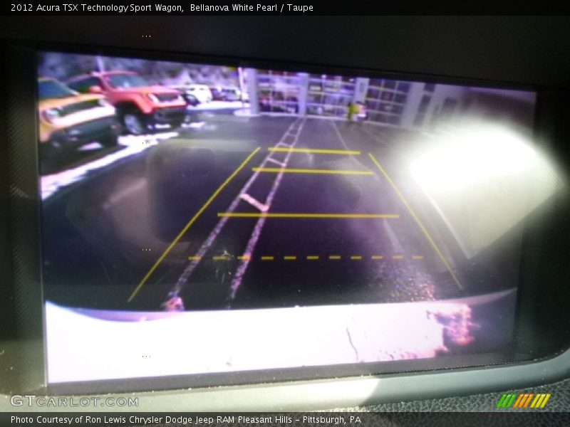 Bellanova White Pearl / Taupe 2012 Acura TSX Technology Sport Wagon