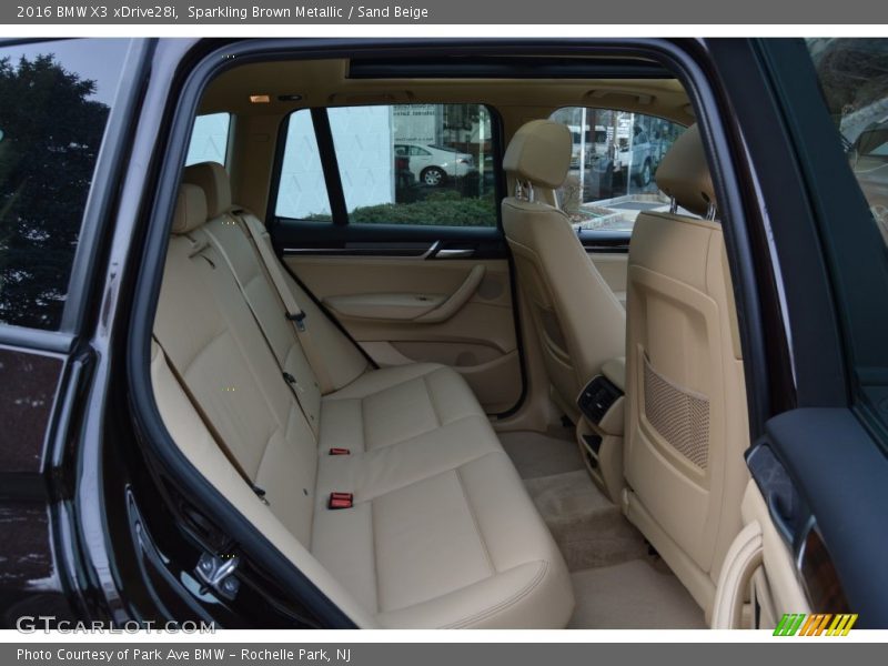 Sparkling Brown Metallic / Sand Beige 2016 BMW X3 xDrive28i