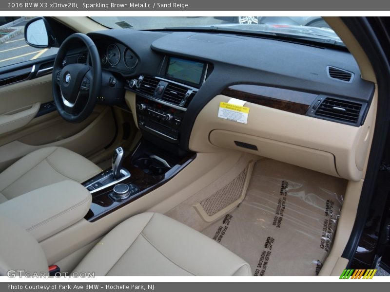 Sparkling Brown Metallic / Sand Beige 2016 BMW X3 xDrive28i