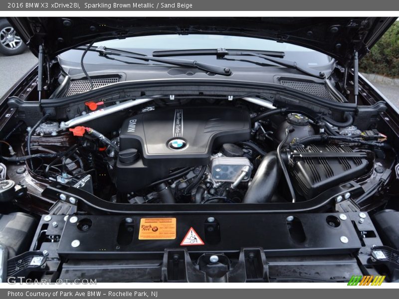 Sparkling Brown Metallic / Sand Beige 2016 BMW X3 xDrive28i