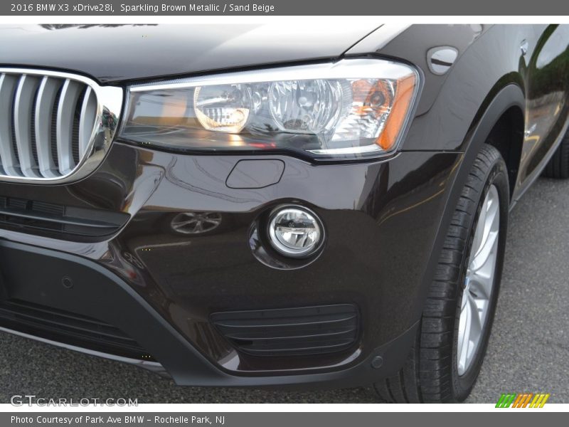 Sparkling Brown Metallic / Sand Beige 2016 BMW X3 xDrive28i