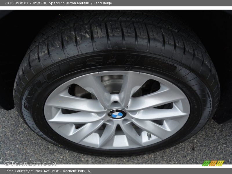 Sparkling Brown Metallic / Sand Beige 2016 BMW X3 xDrive28i
