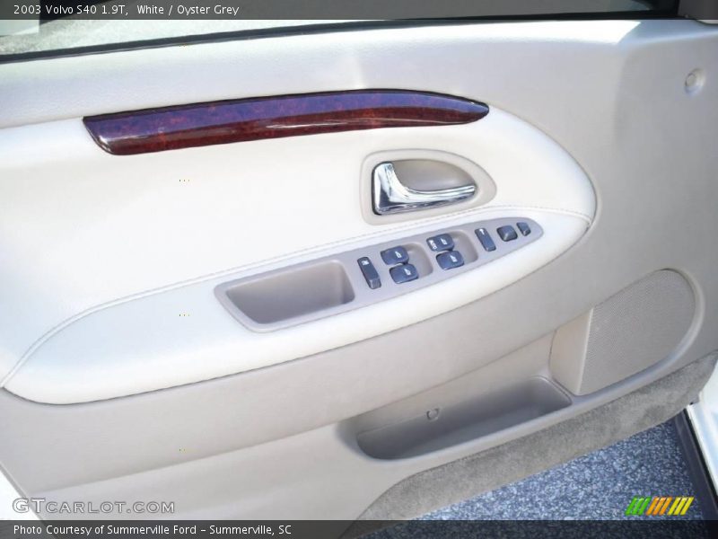 White / Oyster Grey 2003 Volvo S40 1.9T