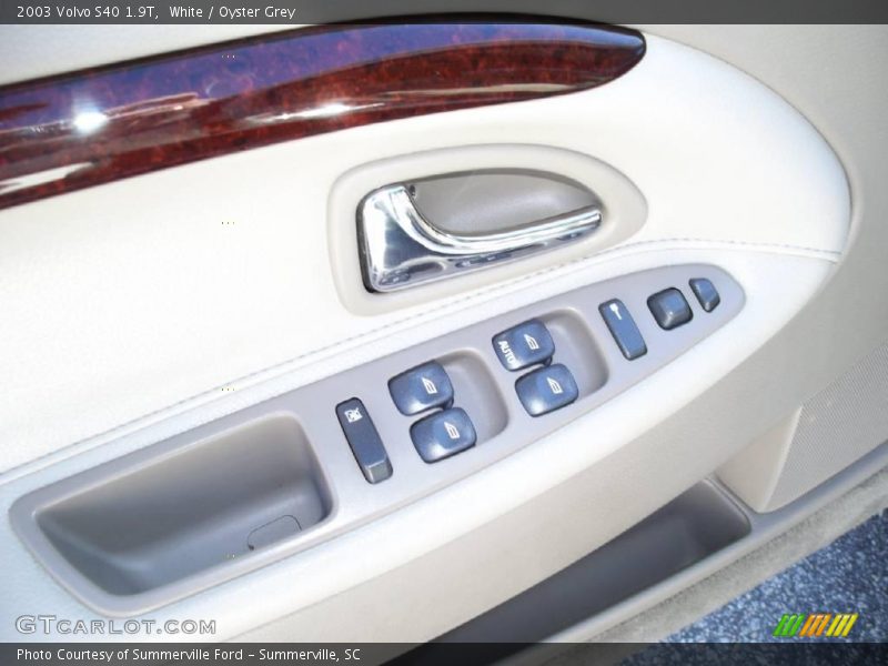 White / Oyster Grey 2003 Volvo S40 1.9T