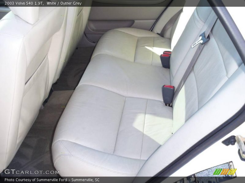 White / Oyster Grey 2003 Volvo S40 1.9T
