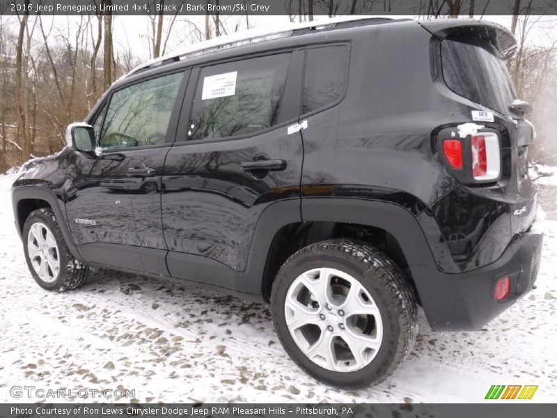 Black / Bark Brown/Ski Grey 2016 Jeep Renegade Limited 4x4