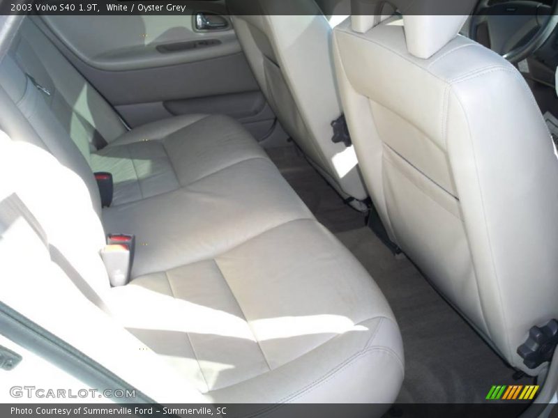 White / Oyster Grey 2003 Volvo S40 1.9T