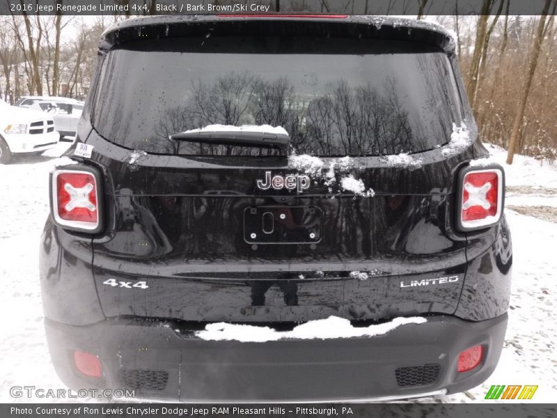 Black / Bark Brown/Ski Grey 2016 Jeep Renegade Limited 4x4