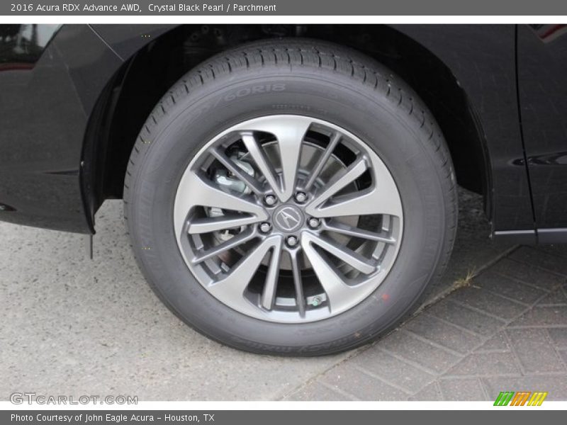 Crystal Black Pearl / Parchment 2016 Acura RDX Advance AWD