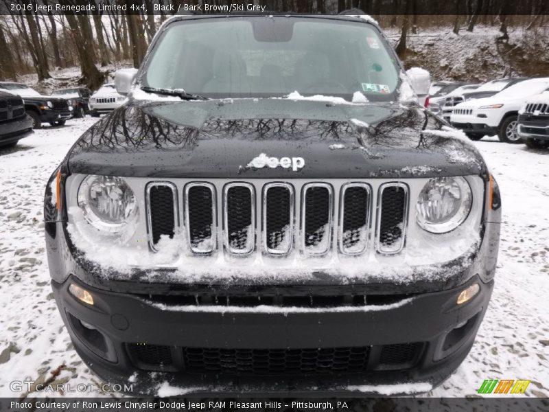 Black / Bark Brown/Ski Grey 2016 Jeep Renegade Limited 4x4