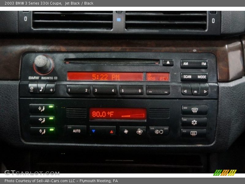 Jet Black / Black 2003 BMW 3 Series 330i Coupe