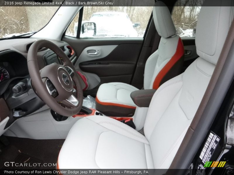 Black / Bark Brown/Ski Grey 2016 Jeep Renegade Limited 4x4