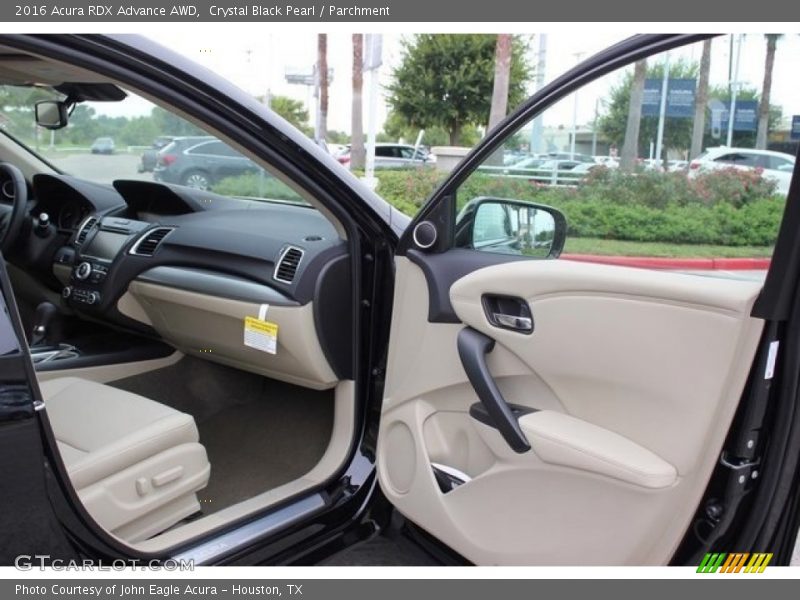 Crystal Black Pearl / Parchment 2016 Acura RDX Advance AWD