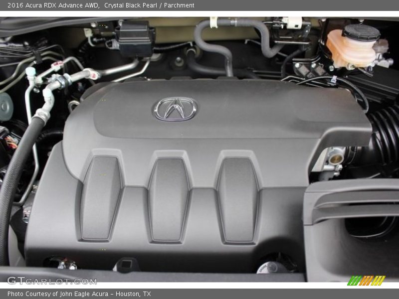 Crystal Black Pearl / Parchment 2016 Acura RDX Advance AWD
