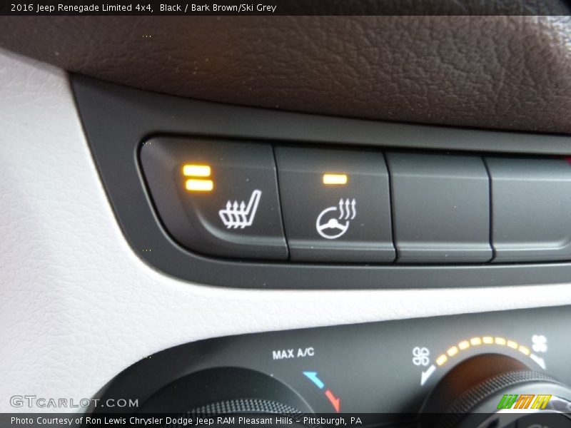 Black / Bark Brown/Ski Grey 2016 Jeep Renegade Limited 4x4
