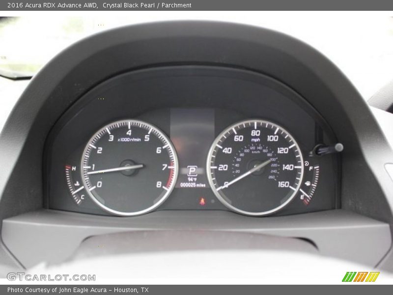 Crystal Black Pearl / Parchment 2016 Acura RDX Advance AWD