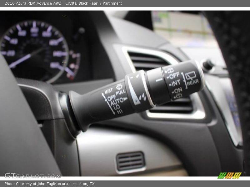 Crystal Black Pearl / Parchment 2016 Acura RDX Advance AWD