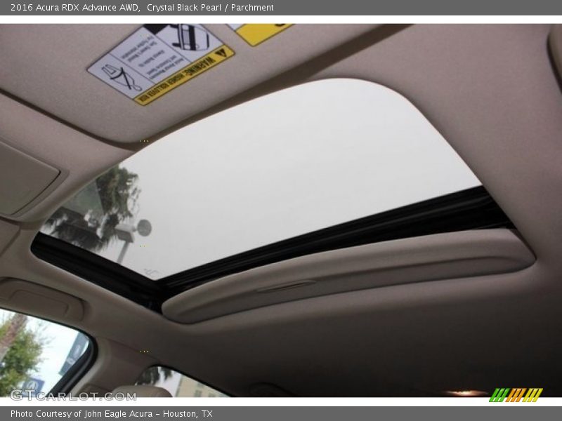Crystal Black Pearl / Parchment 2016 Acura RDX Advance AWD