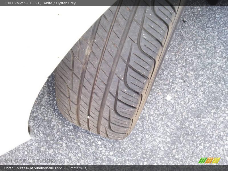 White / Oyster Grey 2003 Volvo S40 1.9T