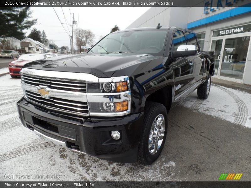 Black / High Country Saddle 2016 Chevrolet Silverado 2500HD High Country Crew Cab 4x4