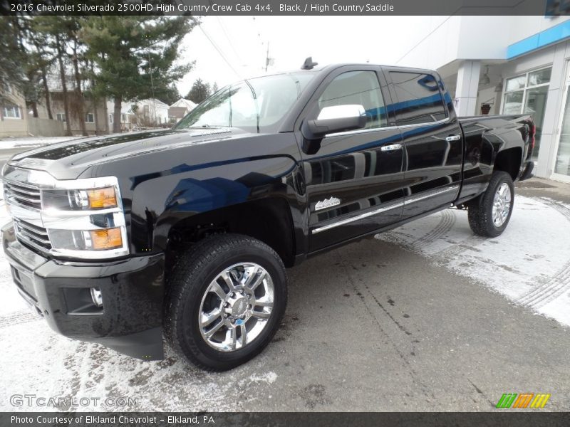 Black / High Country Saddle 2016 Chevrolet Silverado 2500HD High Country Crew Cab 4x4