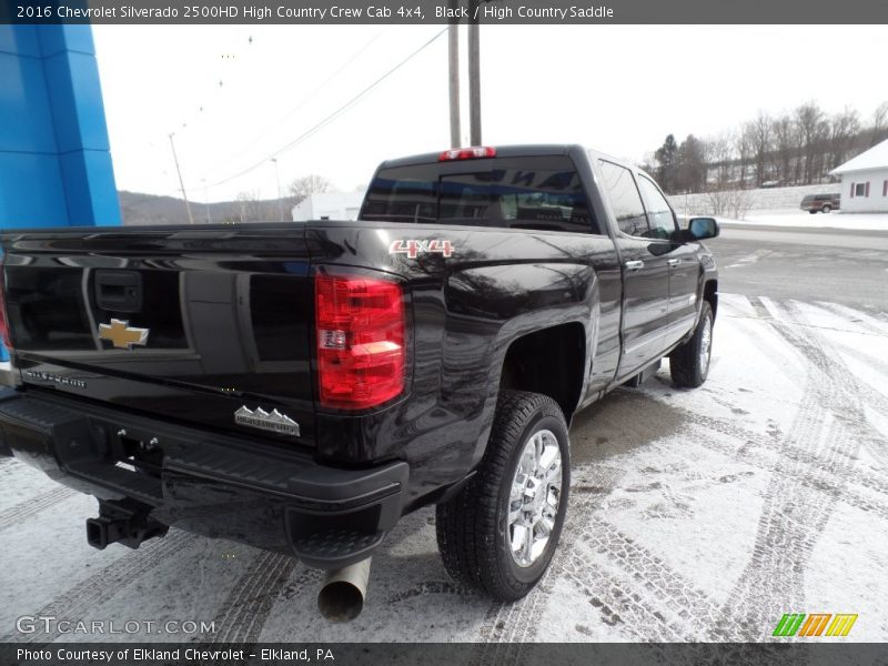 Black / High Country Saddle 2016 Chevrolet Silverado 2500HD High Country Crew Cab 4x4