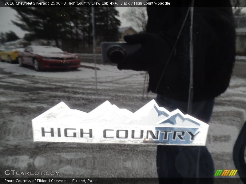Black / High Country Saddle 2016 Chevrolet Silverado 2500HD High Country Crew Cab 4x4